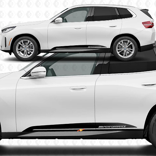 Seitentür-Streifen M Performance Dekor-Kit für BMW X3 G45