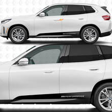 Seitliche Türschwellerstreifen M Performance Aufkleberset für BMW X3 G45 2