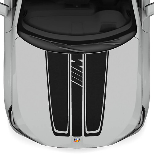 M-Style Haubenstreifen Vinyl-Aufkleber-Set für BMW X3 G45