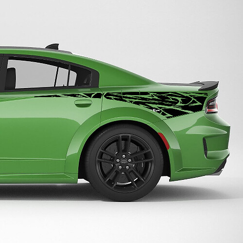Tribal Skin hinterer Kotflügel Seitenstreifen Vinyl-Aufkleber für Dodge Charger 1