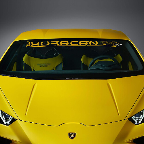 Windschutzscheiben-Rennvinyl-Aufkleber für Lamborghini Huracan Evo 1