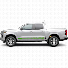 Benutzerdefinierter Text Rahmen Tür- & Schweller Vinylstreifen für Chevrolet Colorado 3. Generation 2023-2026_6