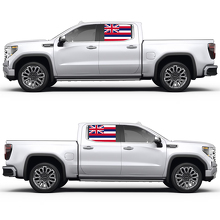 Hawaiische Flagge Seitenfenster Vinyl-Aufkleber für GMC Sierra 2023 3