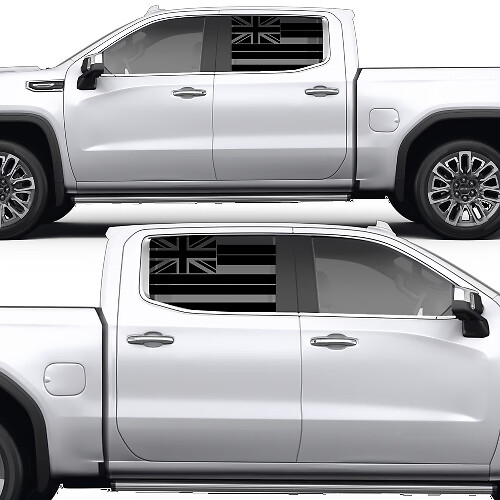 Hawaiianische Flagge Seitenfenster Vinyl-Aufkleber für GMC Sierra
