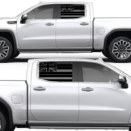 Hawaiianische Flagge Seitenfenster Vinyl-Aufkleber für GMC Sierra