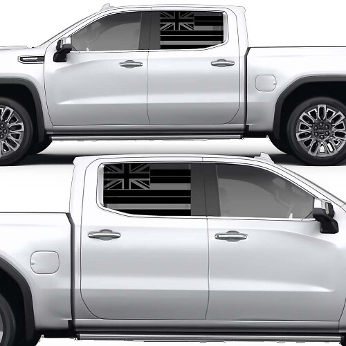 Hawaiianische Flagge Seitenfenster Vinyl-Aufkleber für GMC Sierra