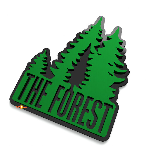 Forest Kotflügel Embleme Heckklappen-Emblem 3D Emblem 1