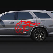 Wildcat Flame Side Decal Vinyl-Aufkleber für Dodge Durango 3