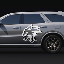 Wildcat Zwei Farben Seitentür Aufkleber Vinyl Sticker für Dodge Durango 2