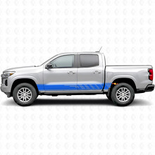 Gestufte Schlitz-Tür- und Schwellerstreifen aus Vinyl für Chevrolet Colorado 3. Generation 2023-2026_5