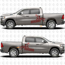 Awesome Wolf Seitentür Vinyl Aufkleber Decals Grafiken 2