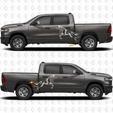 Seitentüren Bettseiten Wolf Kotflügel Aufkleber Decals Grafiken 2