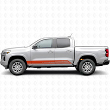 Parallele Kontur Tür- & Schweller-Vinylstreifen für Chevrolet Colorado 3. Gen 2023-2026_4