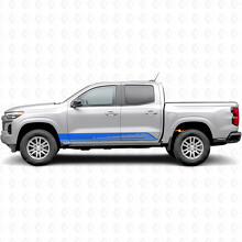 Parallele Kontur Tür- & Schweller-Vinylstreifen für Chevrolet Colorado 3. Gen 2023-2026_5
