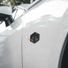 Totenkopf im Sechseck Kotflügelabzeichen Heckklappenemblem 3D Abzeichen 2