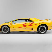 SV Seiten-Grafik Vinyl-Aufkleber-Set für Lamborghini Diablo SV 1998_2