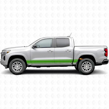 Schmale Akzent-Türen- und Seitenbettrennstreifen aus Vinyl für Chevrolet Colorado 3. Generation 2023-2026_6