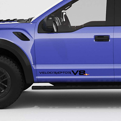 VelociRaptor V8 Seitentüren Heckklappe Pickup Aufkleber für Ford F150