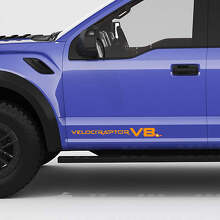 VelociRaptor V8 Seitentüren Heckklappe Pickup Aufkleber für Ford F150 3
