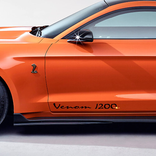 Venom 1200 Vinyl-Türaufkleber für Musclecar GT500