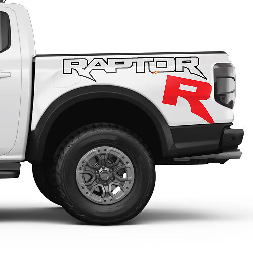 Raptor R Seitliche Aufkleber Vinyl-Decal-Kit passend für Ford F150 Raptor R