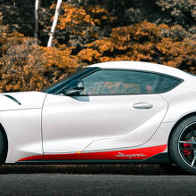 Seitenschweller-Streifen Vinyl-Aufkleber für Toyota Supra MKV A90 A91_2
