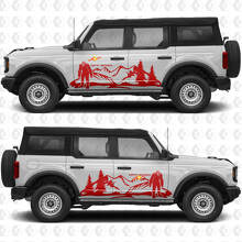 Bigfoot Off Road Mountain Racing Streifen Seitentüren Vinyl Decal Aufkleber Grafiken 2 für Musclecar horse 3
