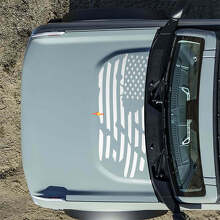 Motorhaube Amerikanische US-Flagge Zerstörte Aufkleber Sticker für Musclecar horse 4