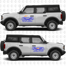 Paar Türen Top Gun Maverick Edition Seiten Vinyl Aufkleber Sticker Grafik passend für Ford Bronco 2