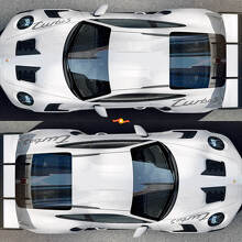 Turbo S Style Front- und hinteres Kotflügel-Quarter-Panel Vinyl-Aufkleber-Set für Porsche 911_2
