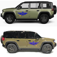 Military Star Punisher Schädel Seiten Türen Vinyl Aufkleber Sticker für Jeep Recon 2