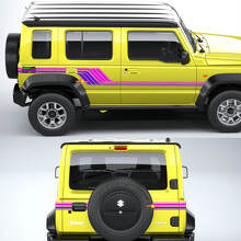 Retro-Streifen-Kit für Seiten- und Heckaufkleber Heritage für Suzuki Jimny XL_3