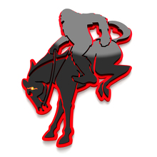 Yeti auf Pferd Bronco Kotflügelabzeichen Heckklappenemblem 3D-Abzeichen 2