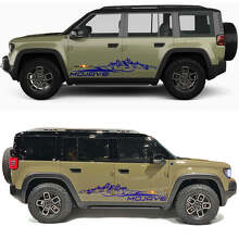 Desert Mountains Mojave Seitentüren Vinyl-Aufkleber für Jeep Recon 2