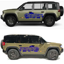 Military Star Splash Seiten-Türen Vinyl-Aufkleber 2 für Jeep Recon 2