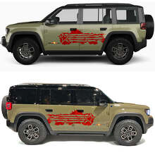 Military Star Splash Seiten-Türen Vinyl-Aufkleber 2 für Jeep Recon 3