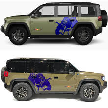 Cougar Splash Seitentüren Vinyl-Aufkleber für Jeep Recon 2