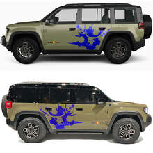 Skull Deer Splash Seiten-Tür Vinyl-Aufkleber-Kit für Jeep Recon_2
