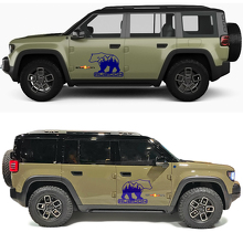 Bear Rubicon Forest Seiten Türen Vinyl-Aufkleber für Jeep Recon 2