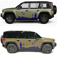 Duck Hunting Waldseite Tür Vinyl-Aufkleber für Jeep Recon 2