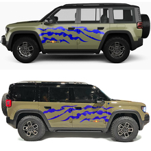 4x4 Kratzer Seiten Tür Vinylaufkleber 2 für Jeep Recon 2