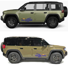 4x4 Offroad-Kratzspuren Seiten Türen Vinyl Aufkleber für Jeep Recon 2