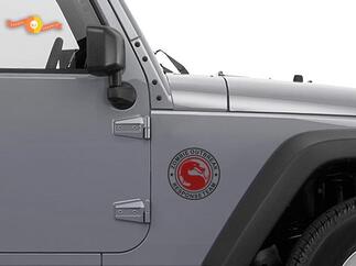 Jeep Rubicon Zombie Outbreak Response Team Wrangler Mortal Kombat Aufkleber Aufkleber