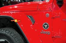 Zombie-Ausbruchsreaktionsteam Biohazard Kotflügel Vinyl-Aufkleber für Jeep Wrangler_2