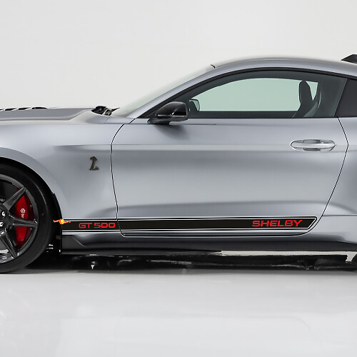 GT500 Shelby Schweller-Aufkleber für Ford Mustang 1