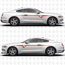 S550 50L Coyote V8 Minimal Akzent Seiten Türen Vinyl Aufkleber Sticker für Ford Mustang 3