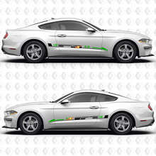 S550 52L Aufgeladener Predator V8 Aero Flow Streifen Seitentüren Vinylaufkleber Sticker für Ford Mustang 2