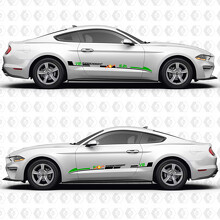 5.2L Kompressor V8 Aero Flow Streifen Seiten Tür Vinylaufkleber für Ford Mustang 2014-2024_2