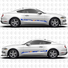 5.2L Kompressor V8 Aero Flow Streifen Seiten Tür Vinylaufkleber für Ford Mustang 2014-2024_3