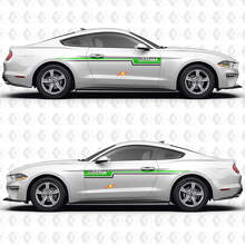 S550 Bullitt Dual Parallel Streifen Seitentüren Vinyl-Aufkleber Sticker für Ford Mustang 3